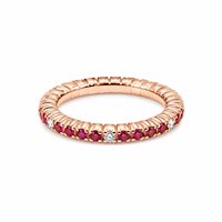 Anello Moraglione Donna in Oro Rubino PD5028-RU